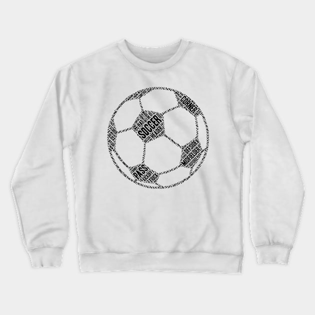 Soccer Ball Heart Boys Men Sports Gifts product Crewneck Sweatshirt by theodoros20